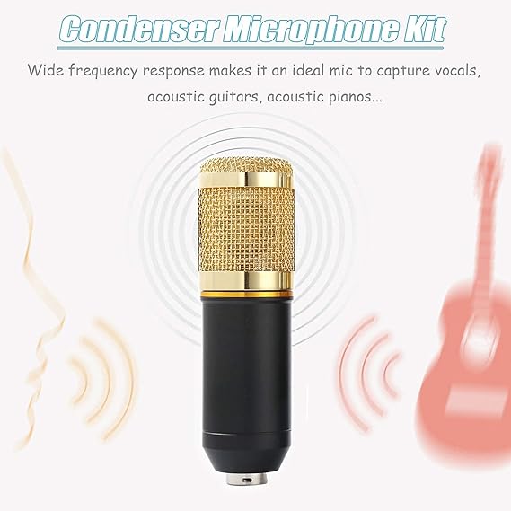 Condenser Mic with Sound Mixer Kit