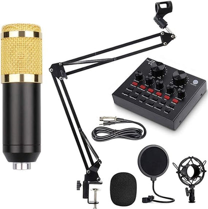 Condenser Mic with Sound Mixer Kit