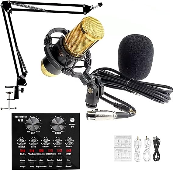 Condenser Mic with Sound Mixer Kit