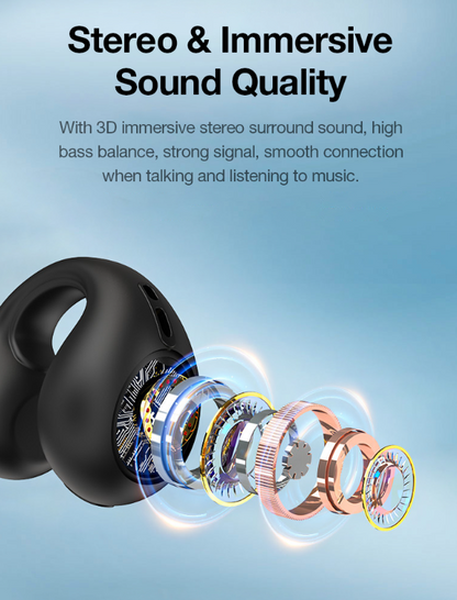 For Ambie Bluetooth Ear Hook Sound Ear cuffs 1:1 Ear Earring Wireless Bluetooth Earphones Headset Т𝖶Ѕ Sport Earbuds