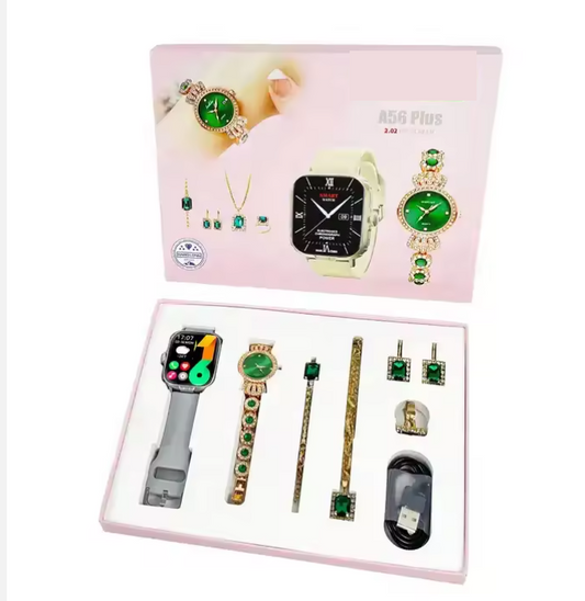 A56 Smart Watch Gift Pack For Women