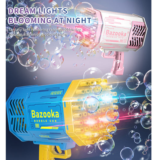 LED Bazooka Bubble Machine 69-Hole